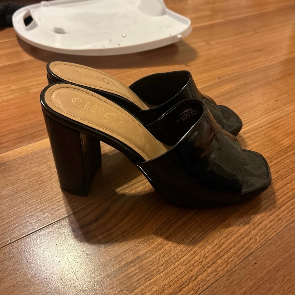 Black heels